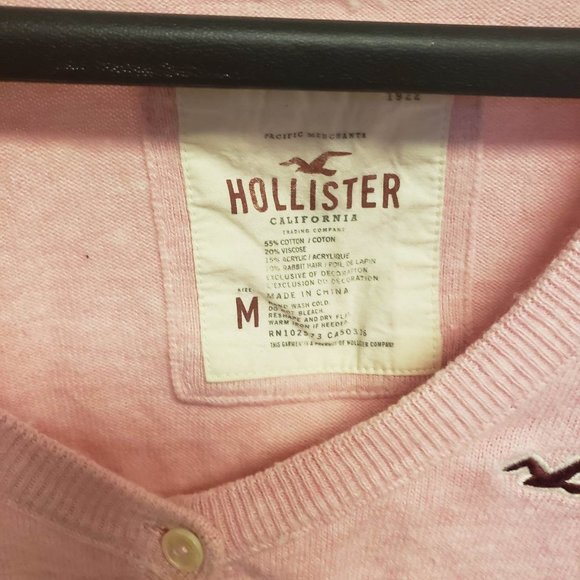 Light Pink Hollister Shrug - Picture 3 of 3